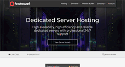 Desktop Screenshot of hostround.com